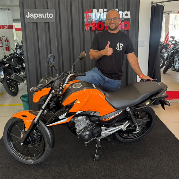 Honda Titan 2025 0km Laranja